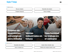 Tablet Screenshot of empleoytrabajo.net